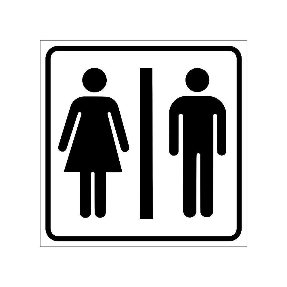 Toilet sign in vintage or classic style lady or woman and gentleman or man  symbol on wall WC. 11994420 Stock Photo at Vecteezy